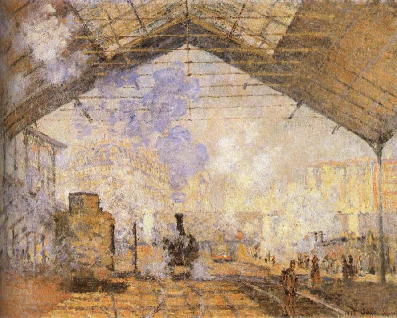Claude Monet Railway station oil painting picture